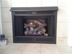 Empire 18 Inch Vent Free Gas Logs With Slope Glaze Burner And Ponderosa Logs