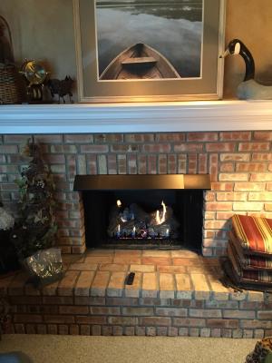 Empire 24 Inch Vent Free Gas Logs With Slope Glaze Burner And Sassafras Logs