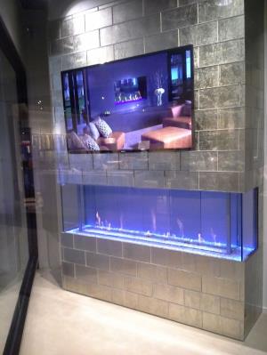 DaVinci Fireplace Almost Complete, Check Us Out At The Michigan Design Center In Troy