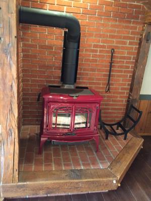 Lopi Leyden Wood Stove-Firerun Red