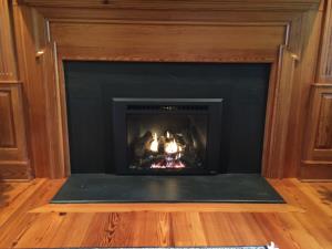 Travis 616 Gas Insert GSR2 With Rectangular Bevel Black Face