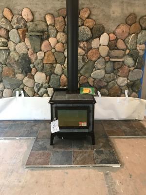 Hearthstone Mansfield Brown Enamel w/Polished Soapstone Wood Burning Stove